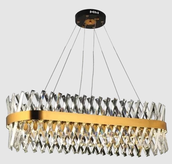 Elkon Modern Ledli Taşlı Avize YM-2022-1